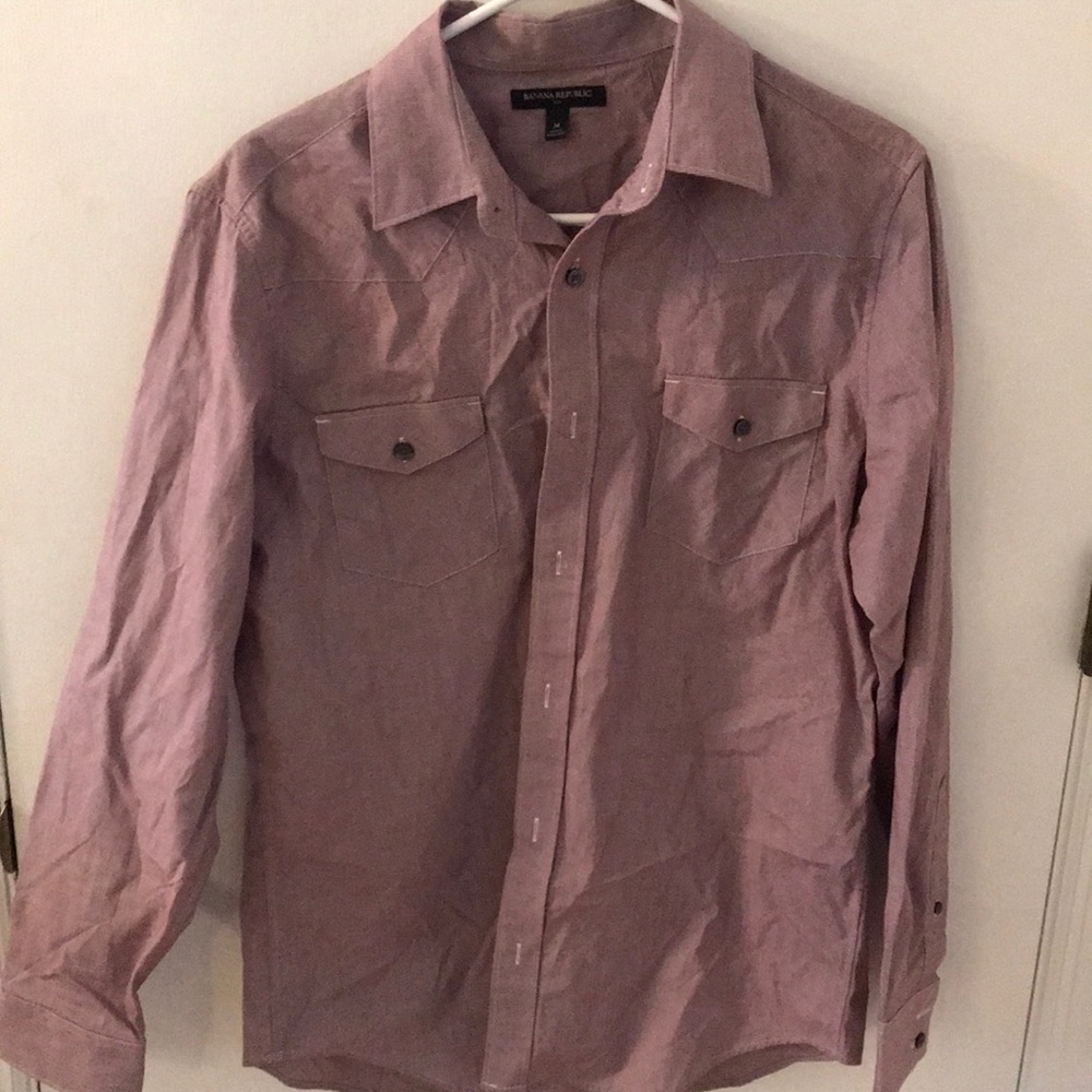 Men’s Banana Republic M button down shirt